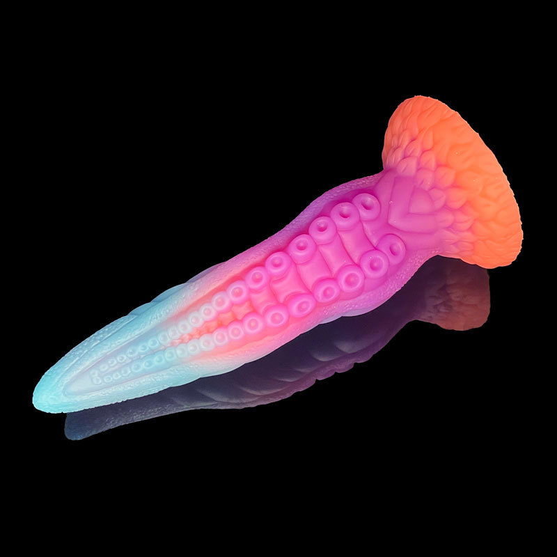 (image for) Luminous Silicone Octopus Tentacle Fantasy Soft Dildo