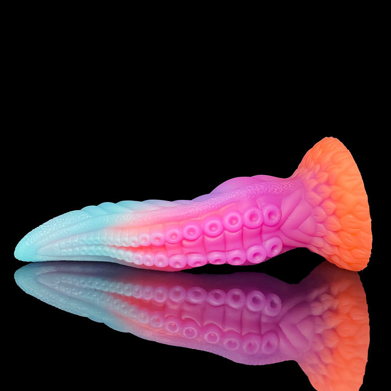 (image for) Luminous Silicone Octopus Tentacle Fantasy Soft Dildo