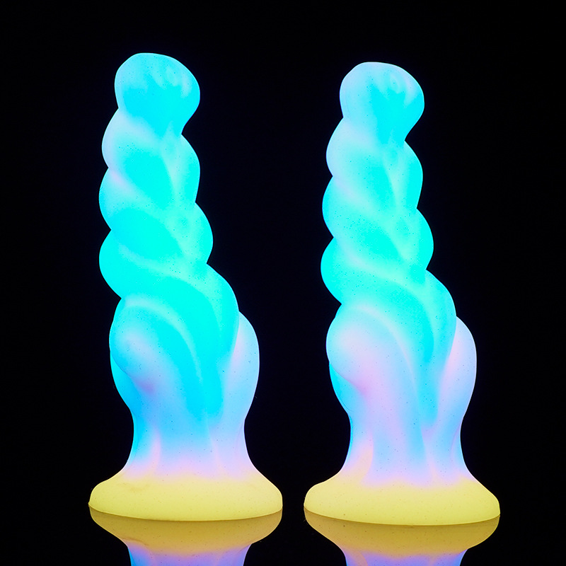 Colorful Silicone Seahorse Butt Plug