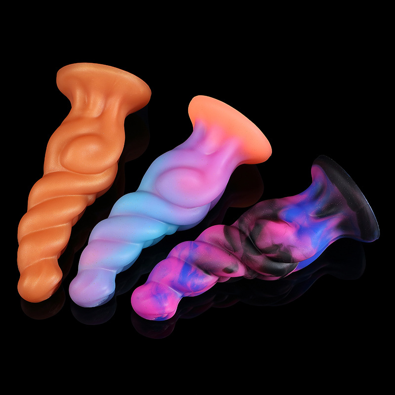 (image for) Colorful Silicone Seahorse Butt Plug