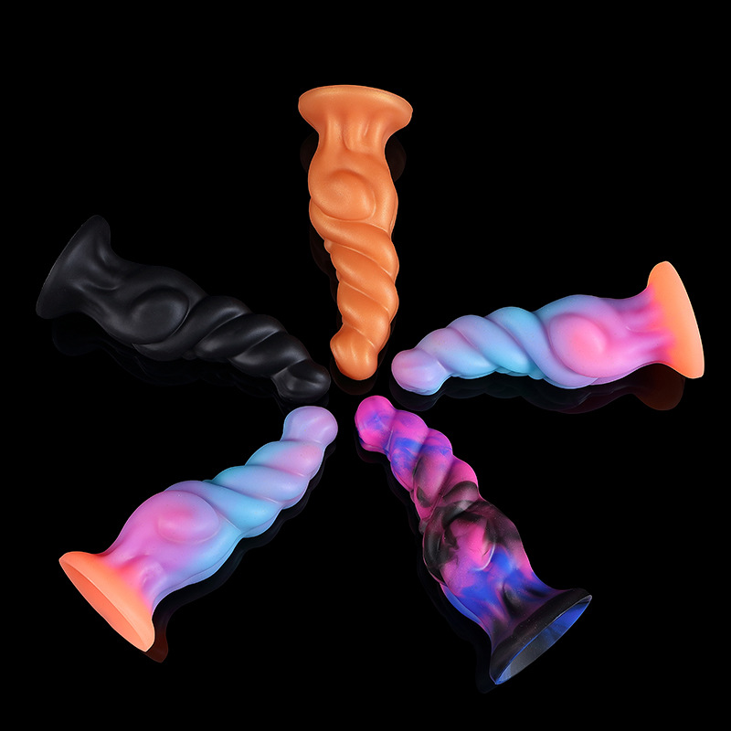 (image for) Colorful Silicone Seahorse Butt Plug