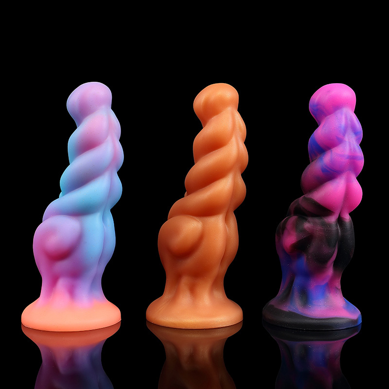 (image for) Colorful Silicone Seahorse Butt Plug