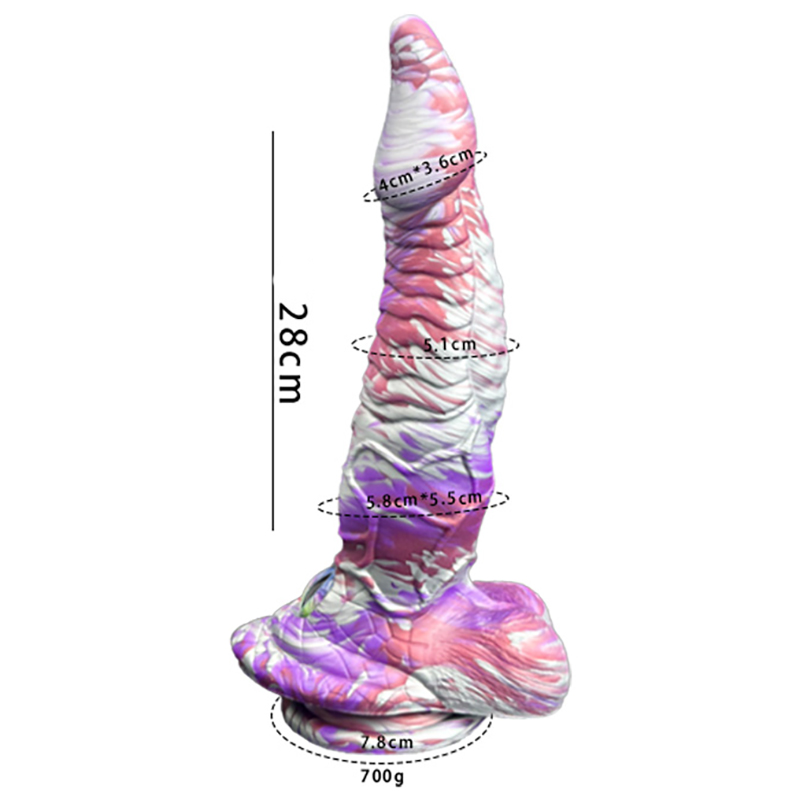 (image for) Devil's Eye Colorful Realistic Dildo