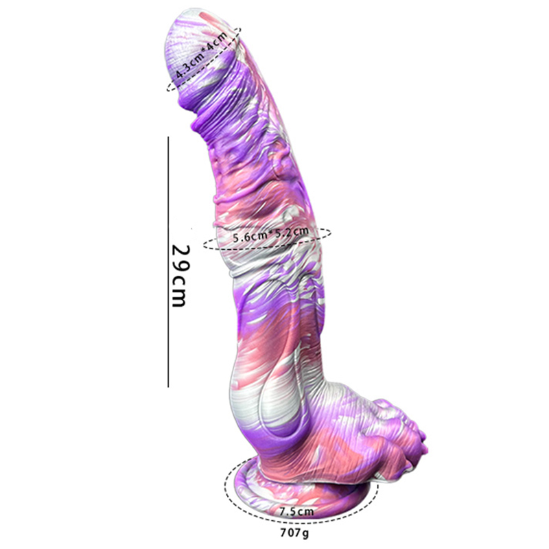 (image for) Magic Claw Colorful Alien Dildo