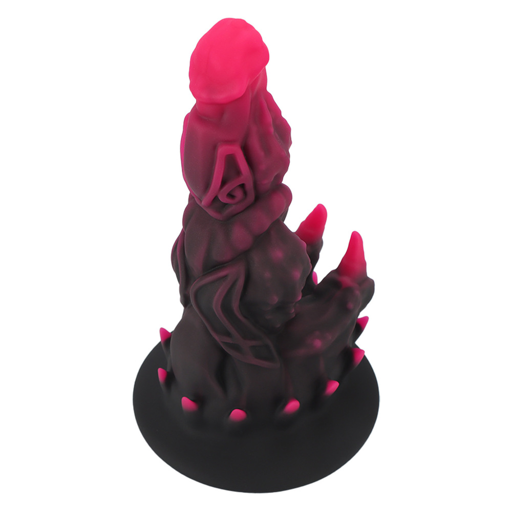 (image for) Fantasy Big Monster Spiked Silicone Soft Dildo