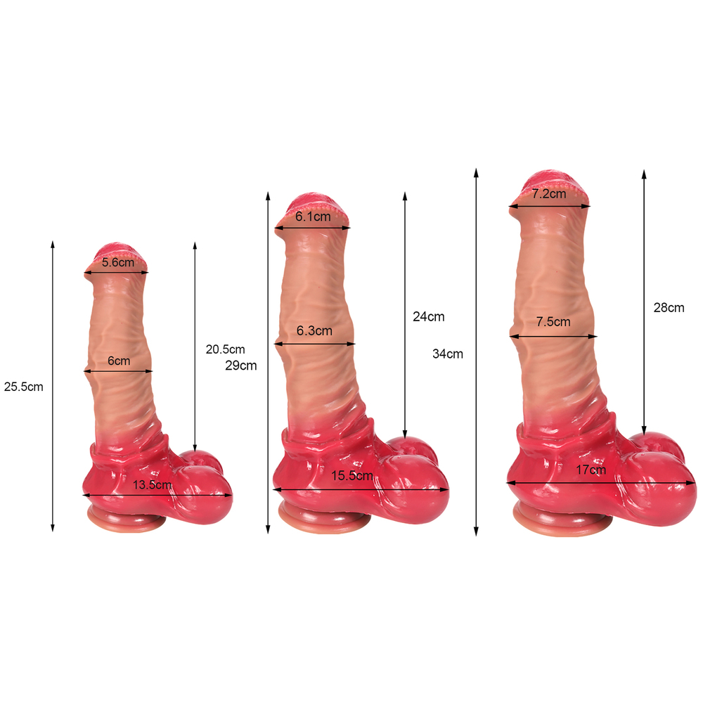 (image for) Alien Horse Fantasy Silicone Giant Dildo