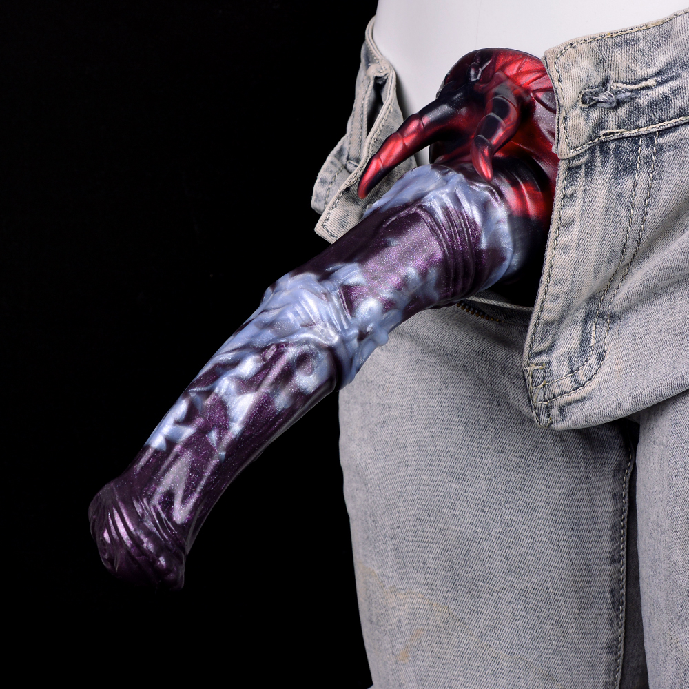 (image for) Alien Beast Night Elf 9.3" Dildo - A