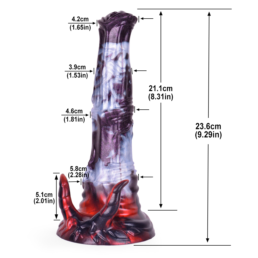 (image for) Alien Beast Night Elf 9.3" Dildo - A
