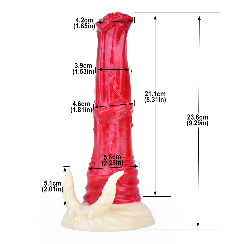 (image for) Alien Beast Hellfire 9.3" Dildo - A