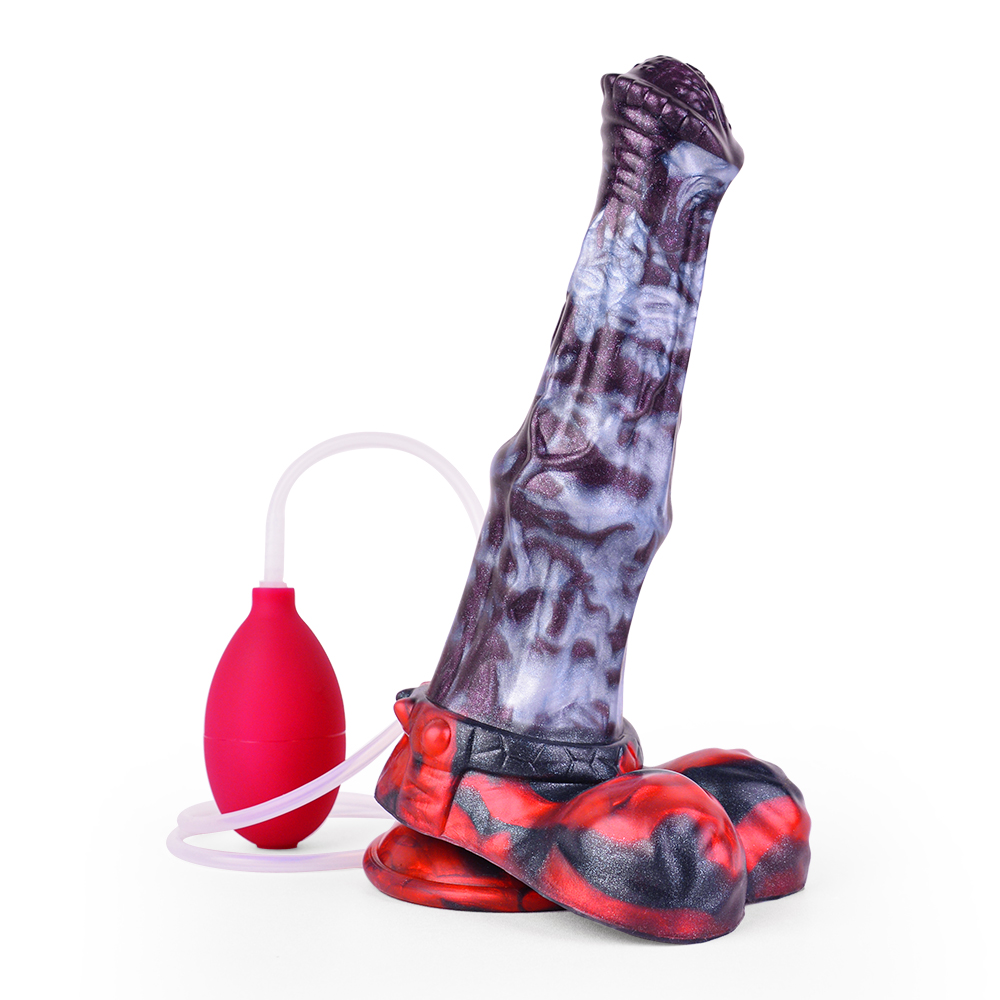 (image for) Squirting Alien Beast Night Elf 9.3" Dildo - B