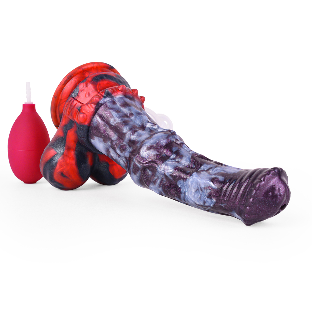 (image for) Squirting Alien Beast Night Elf 9.3" Dildo - B