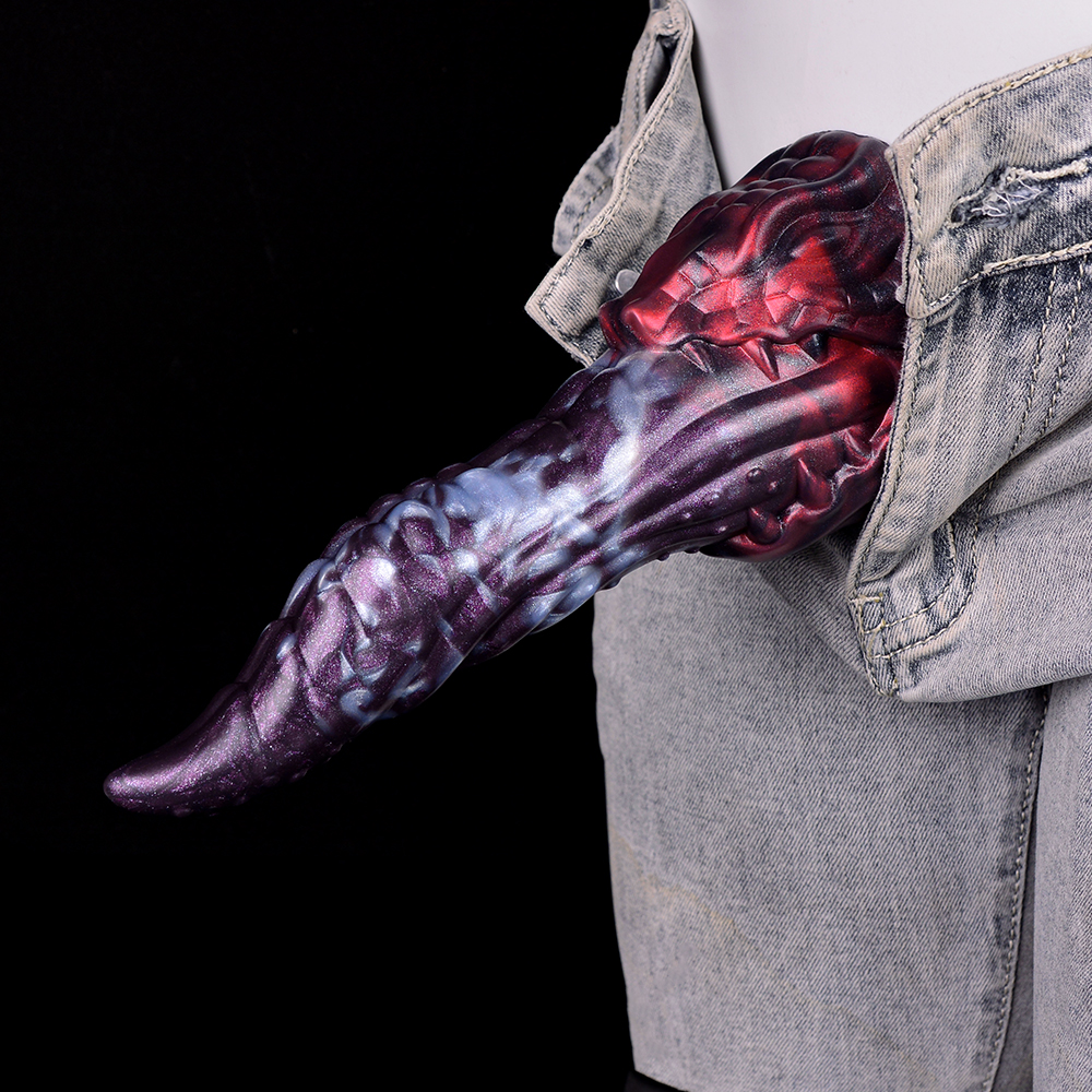 (image for) Alien Beast Night Elf 8.2" Dildo - D