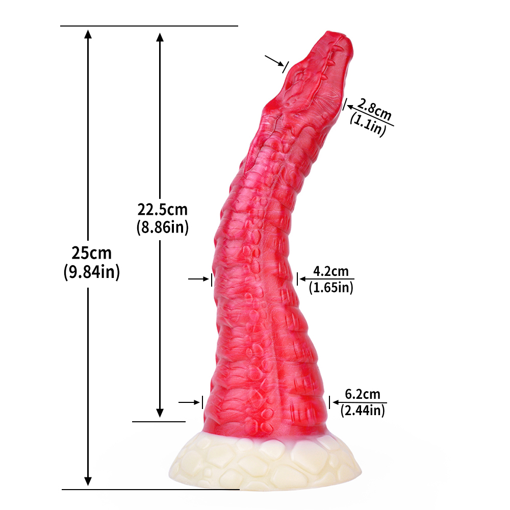 (image for) Alien Beast Hellfire 9.8" Dildo - E
