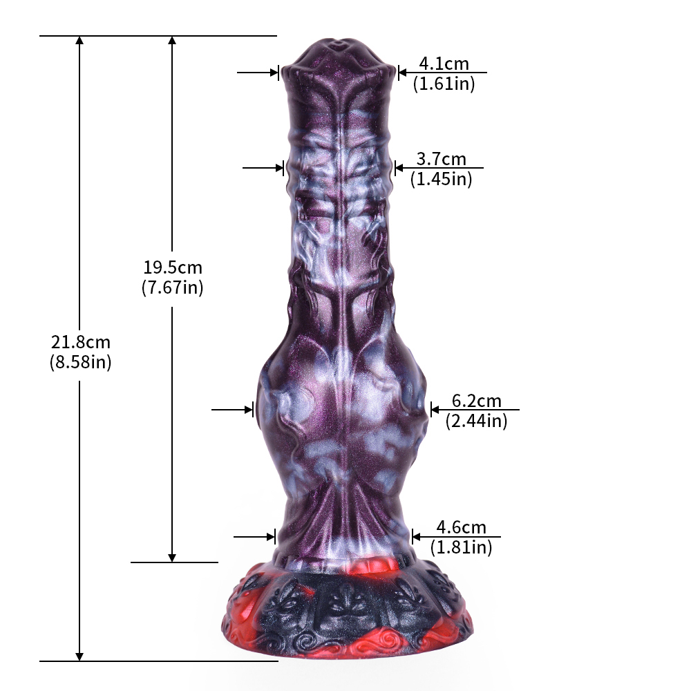 (image for) Alien Beast Night Elf 8.5" Dildo - F