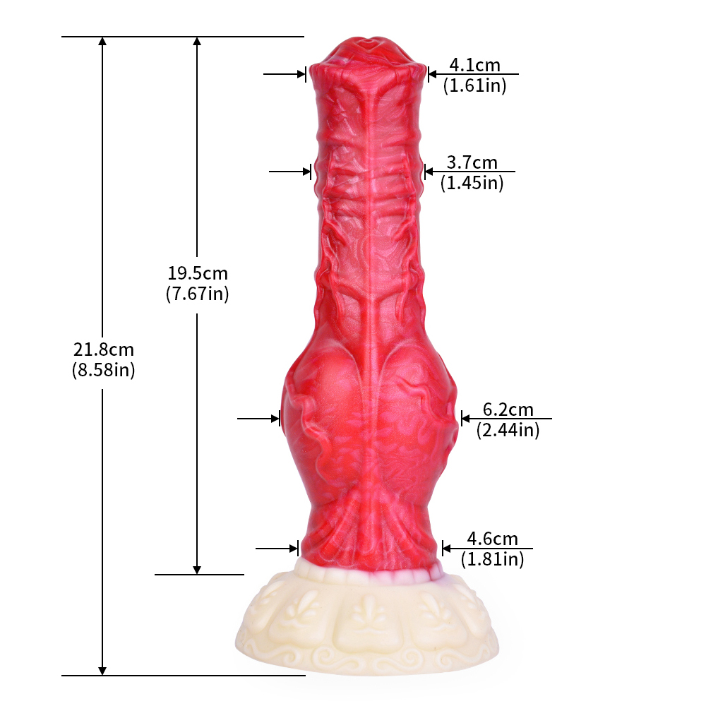 (image for) Alien Beast Hellfire 8.5" Dildo - F