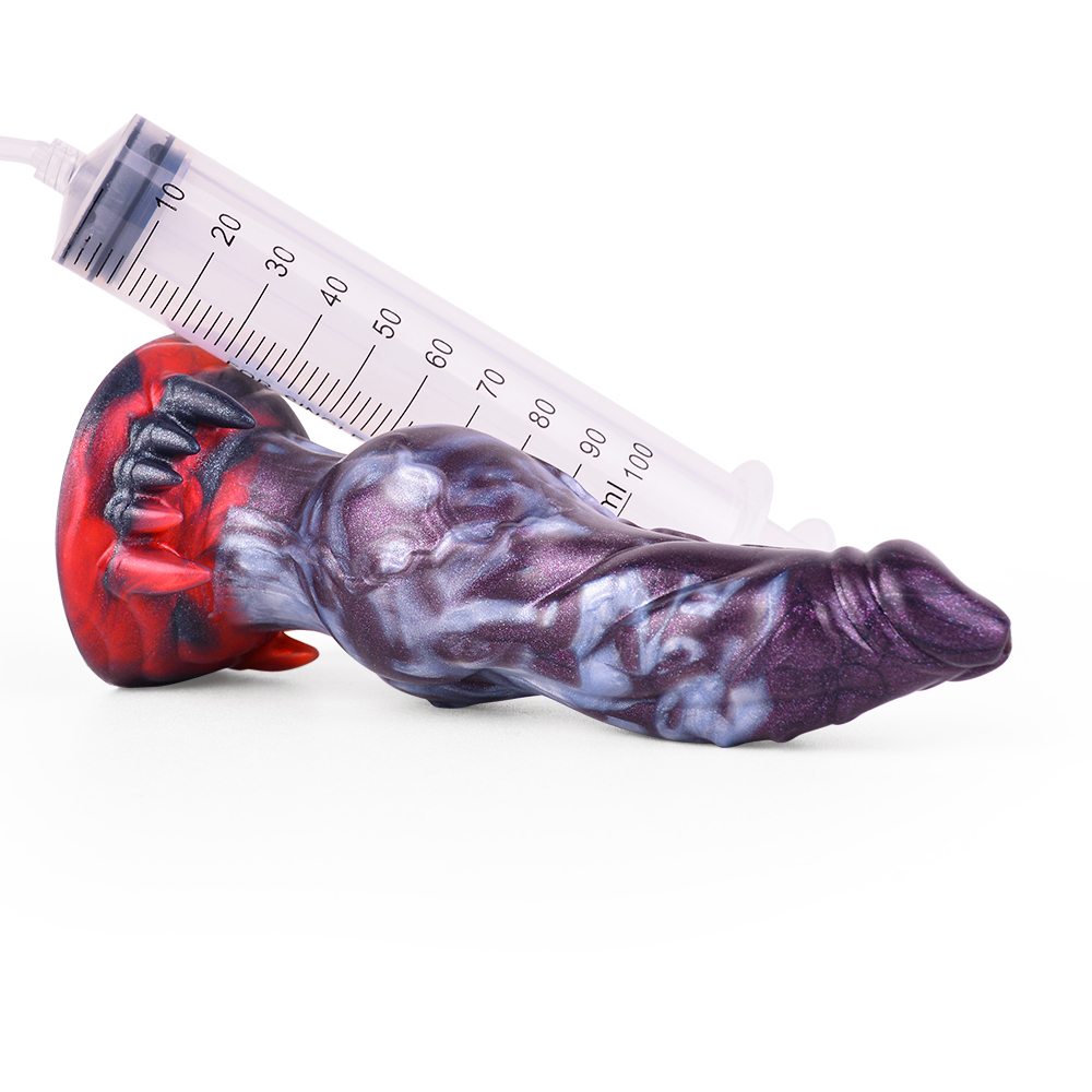 (image for) Squirting Alien Beast Night Elf 7.3" Dildo - G