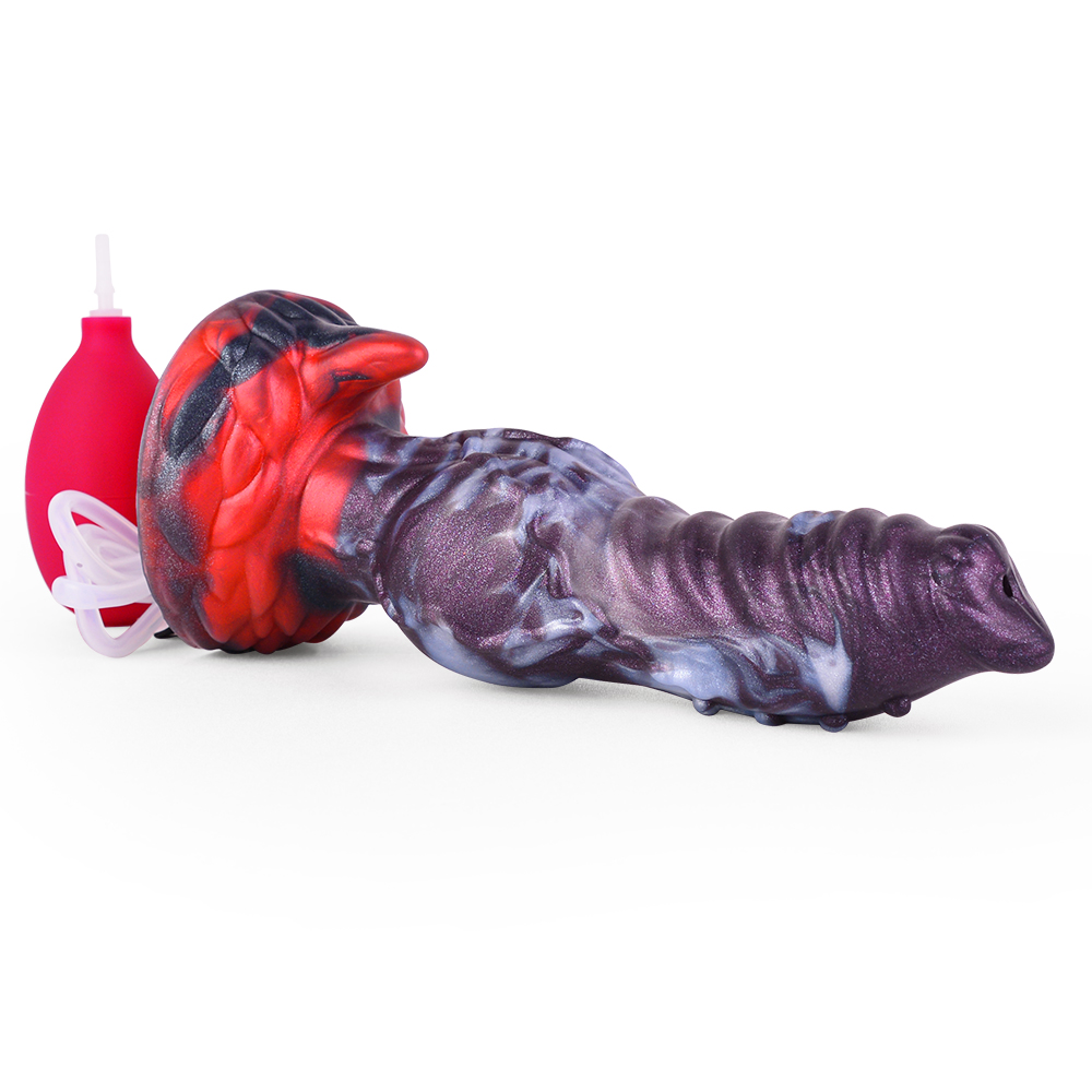 (image for) Squirting Alien Beast Night Elf 7.7" Dildo - J