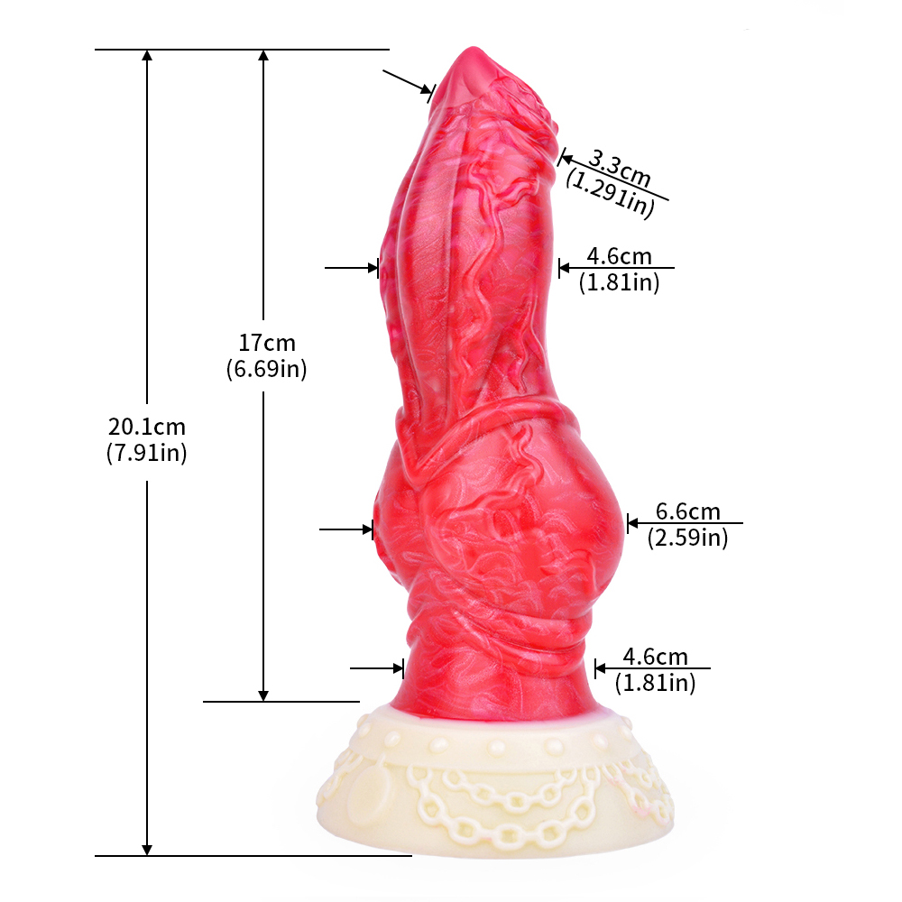 (image for) Alien Beast MV-X4781B 7.9" Dildo - K