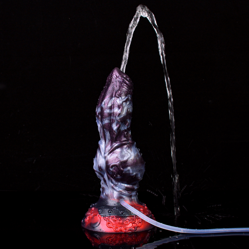 Squirting Alien Beast Night Elf 7.9" Dildo - K