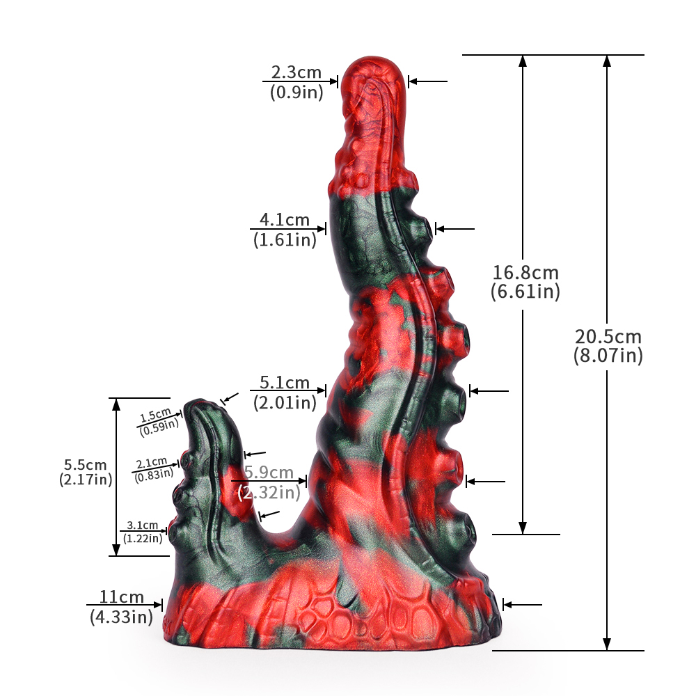 (image for) Red Devils Silicone 8.1" Horse Dick