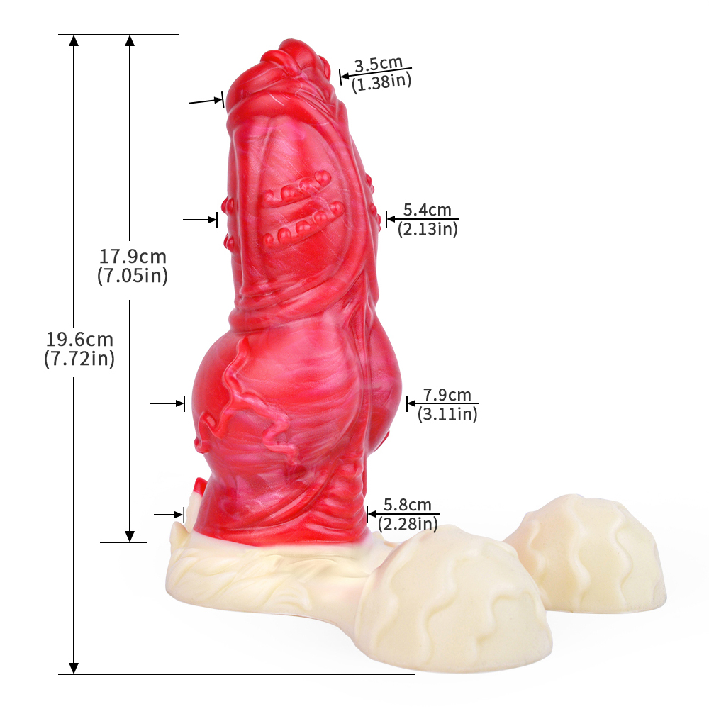 (image for) Hellfire Devils Silicone 7.7" Horse Dick