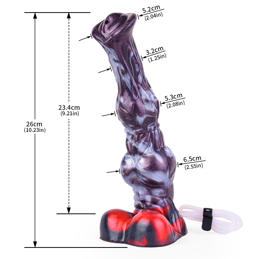 (image for) Squirting Alien Beast Night Elf 10.2" Dildo - L