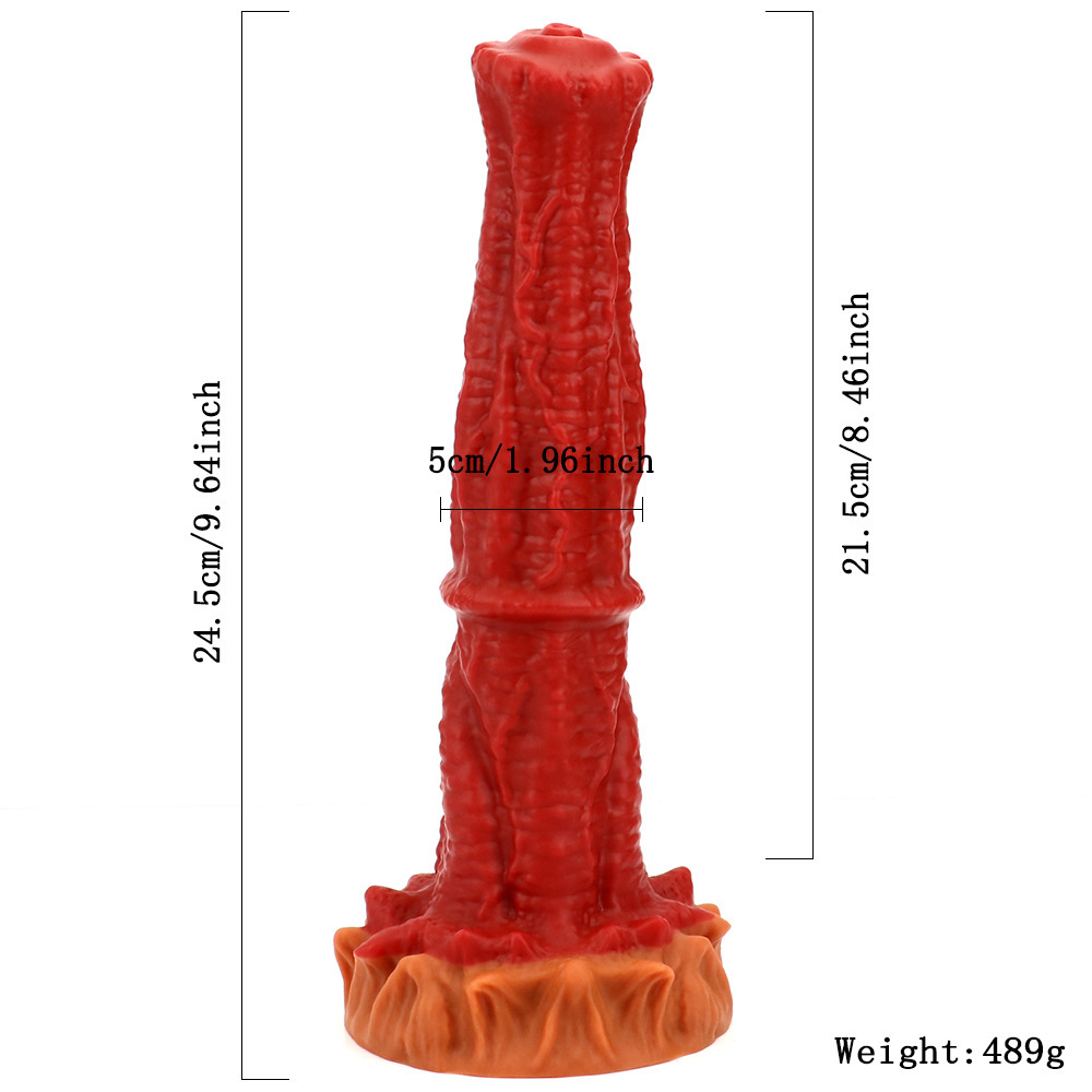 (image for) Red Devils Liquid Silicone Dildo - C