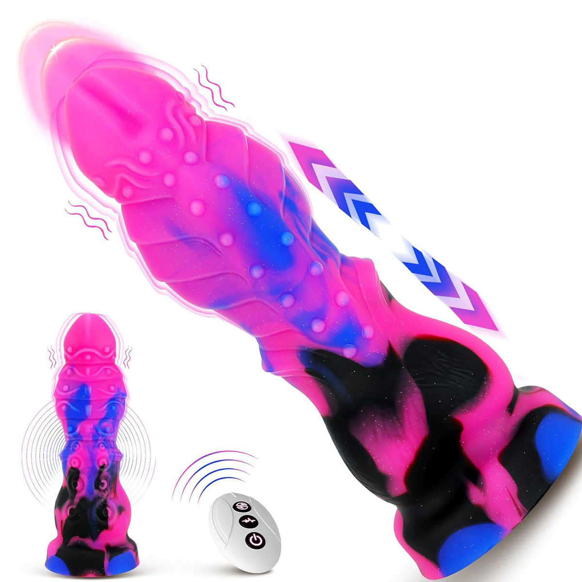 Fantasy Thrusting & Vibrating Monster Dildo