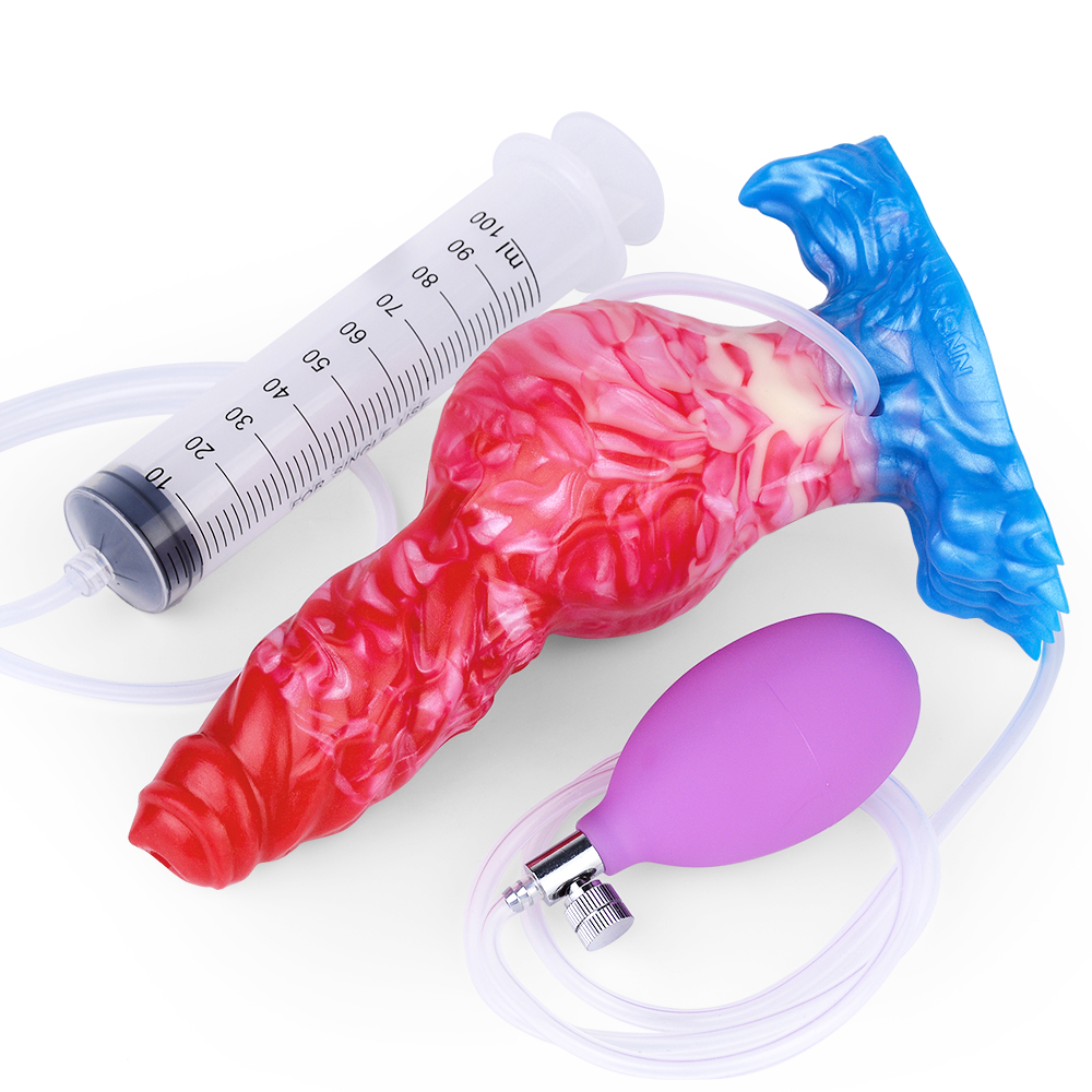 (image for) Squirting & Inflatable Monster Dildo - A