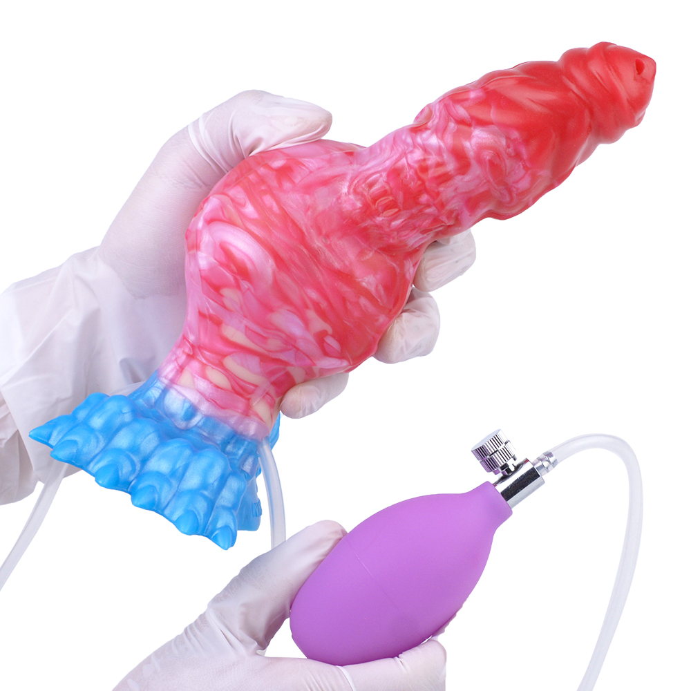 (image for) Squirting & Inflatable Monster Dildo - A