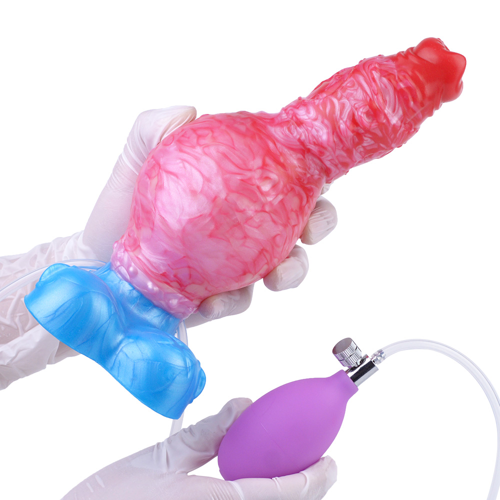 (image for) Squirting & Inflatable Monster Dildo - F