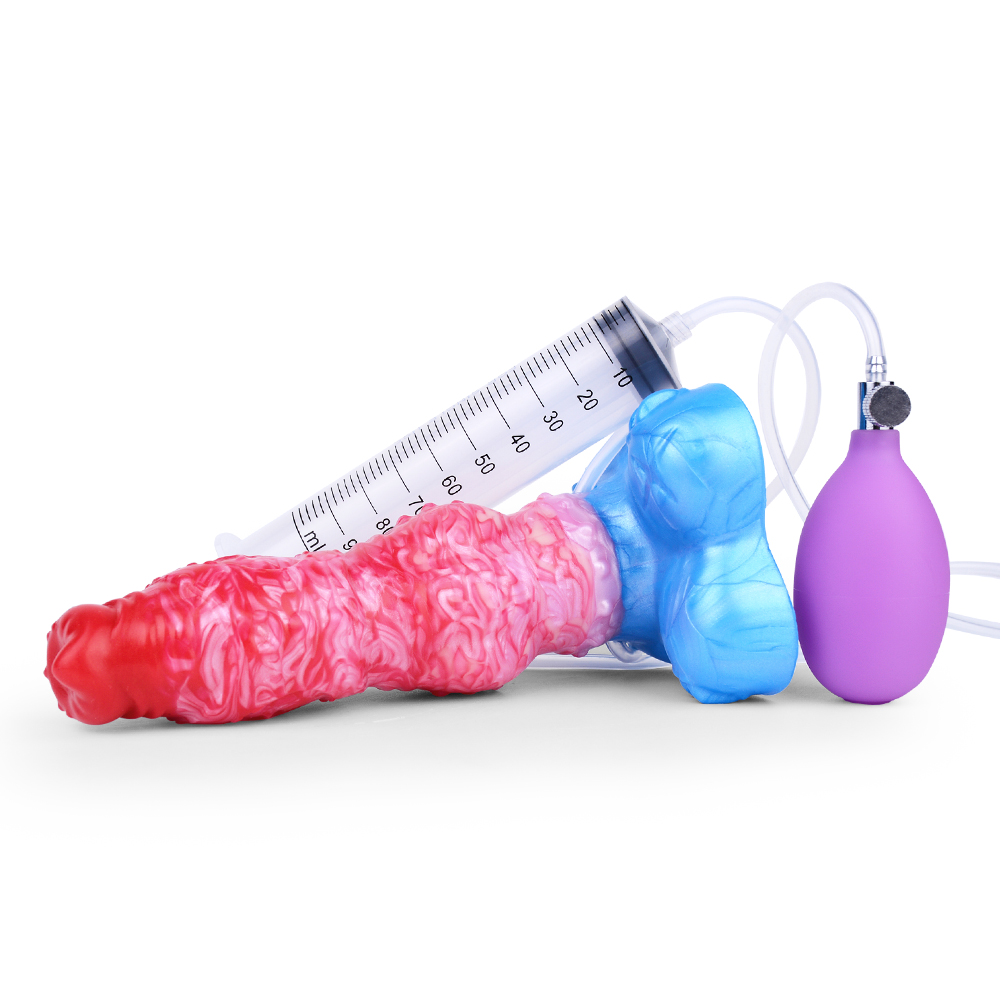 (image for) Squirting & Inflatable Monster Dildo - F