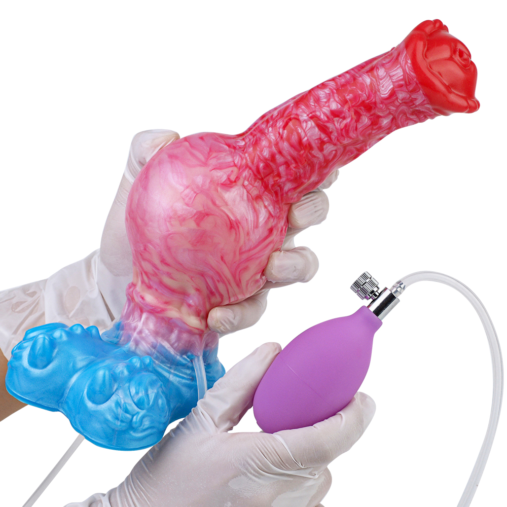 (image for) Squirting & Inflatable Monster Dildo - K