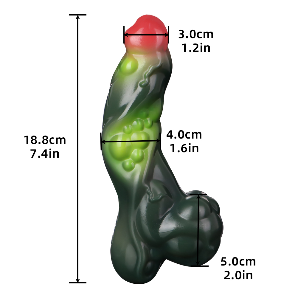 (image for) Testicle Monster Dildo Vibrator - 02