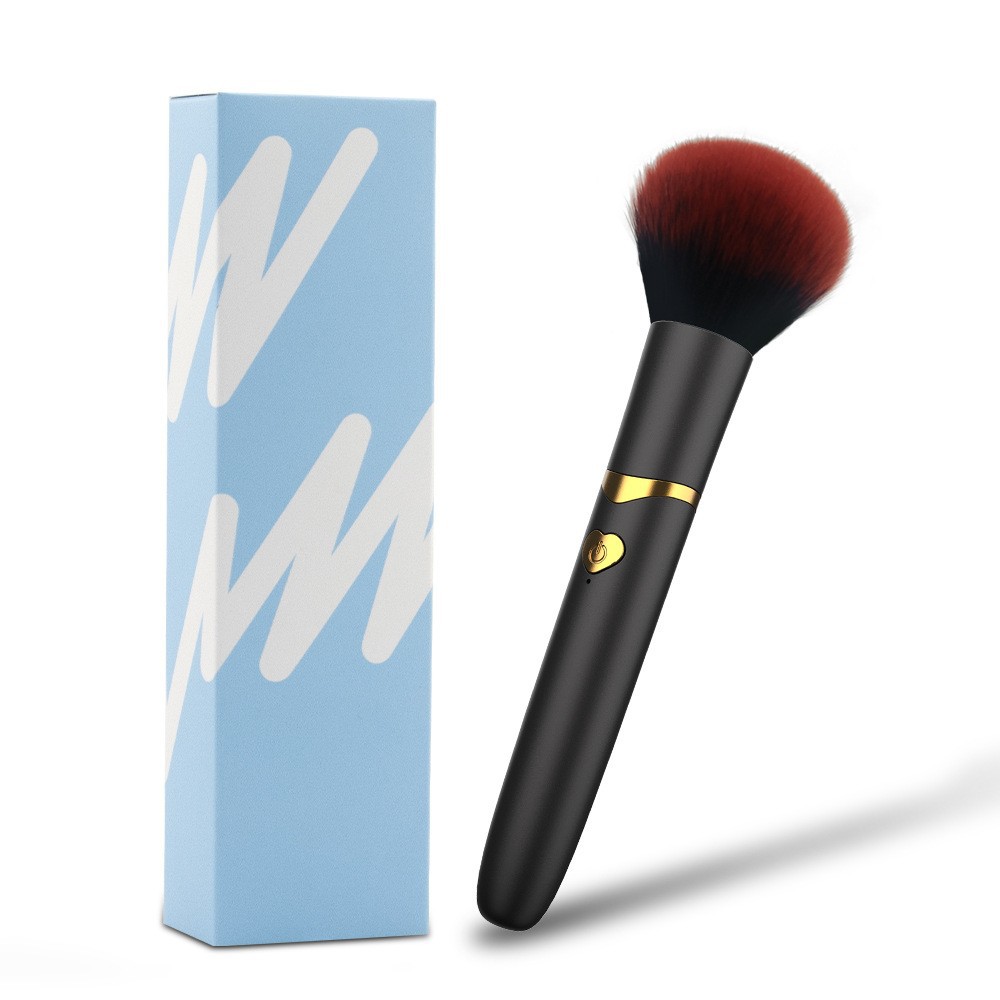 Heart Button Vibrating Makeup Brush