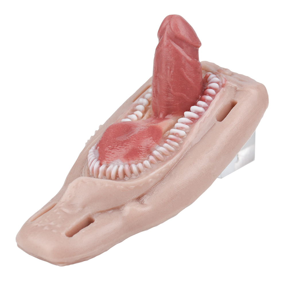 (image for) Strap On Dildo Sex Grinder with Teeth