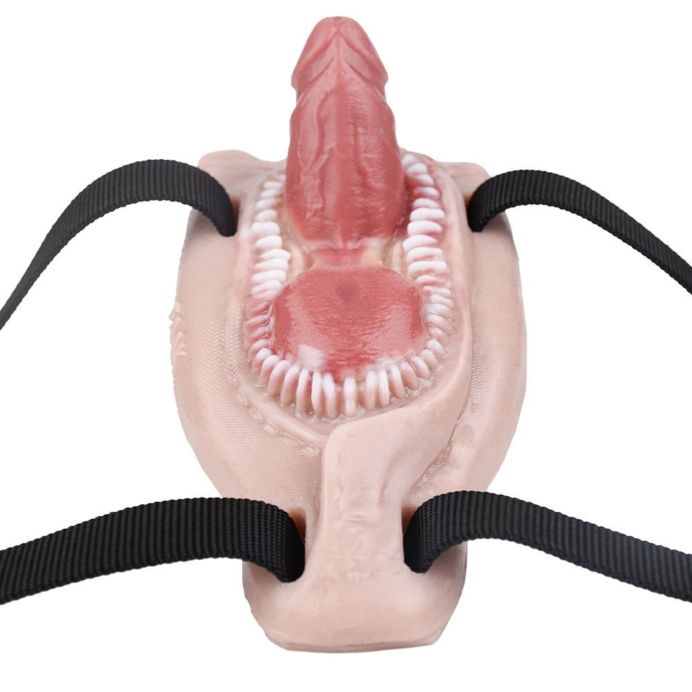 (image for) Strap On Dildo Sex Grinder with Teeth