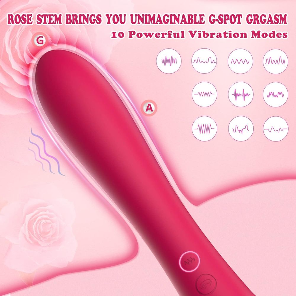 (image for) Handheld 2-in-1 Powerful Tongue-licking Vibrator