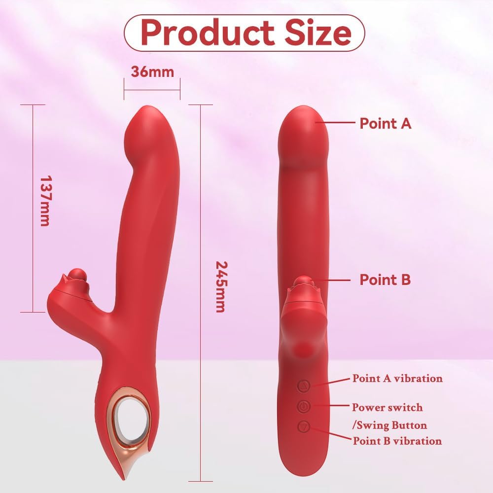 (image for) Tapping Beads Rabbit Vibrator