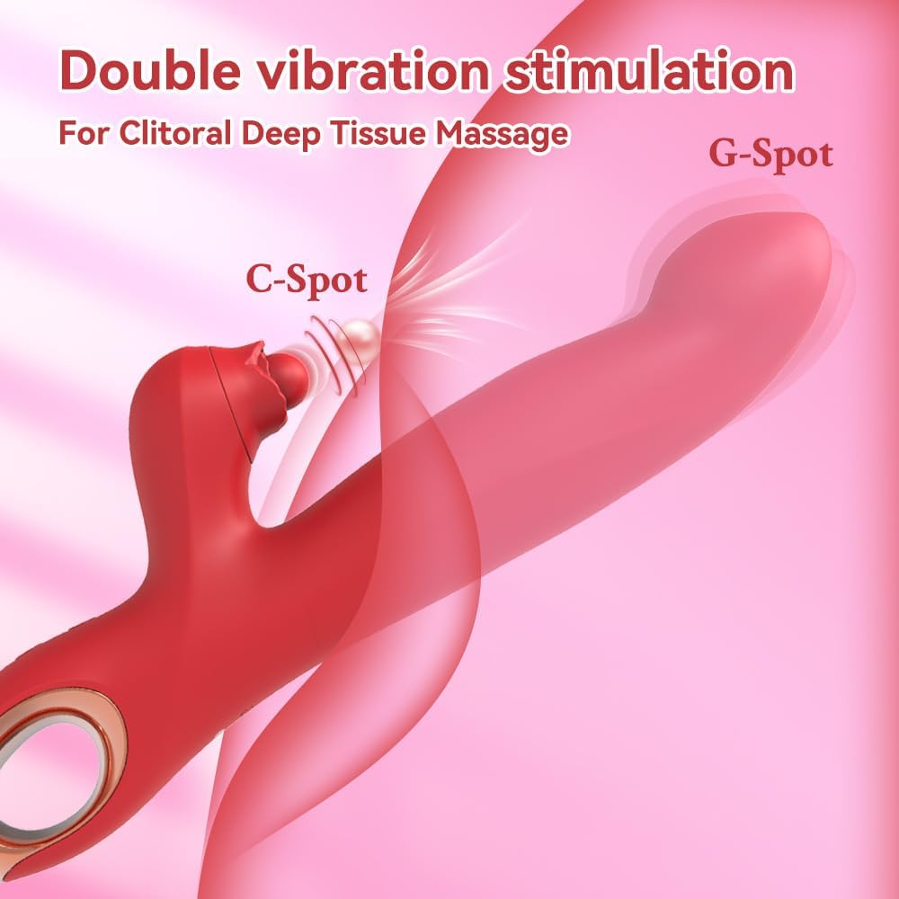 (image for) Tapping Beads Rabbit Vibrator