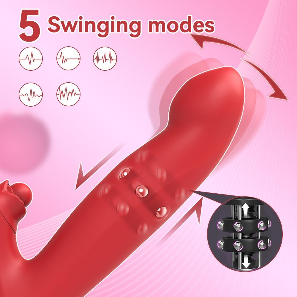 (image for) Tapping Beads Rabbit Vibrator