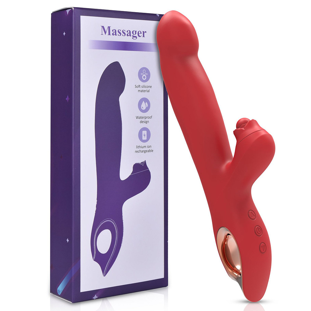 (image for) Tapping Beads Rabbit Vibrator
