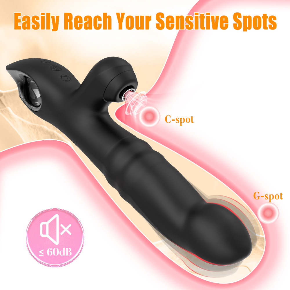 (image for) Swing Beads Suction Rabbit Vibrator