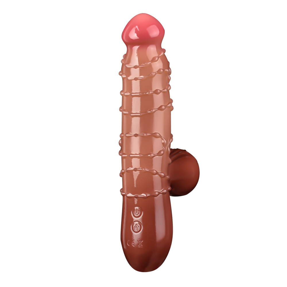 Testicle Realistic Dildo Rabbit Vibrator - 06