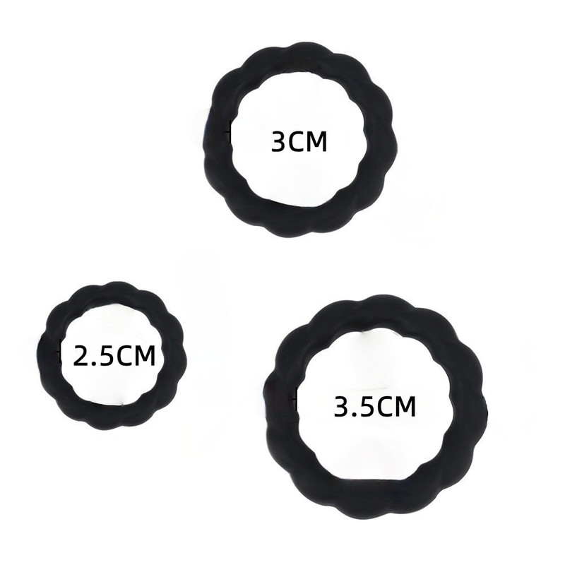 (image for) Delay Lock Ejaculation Cock Ring Set