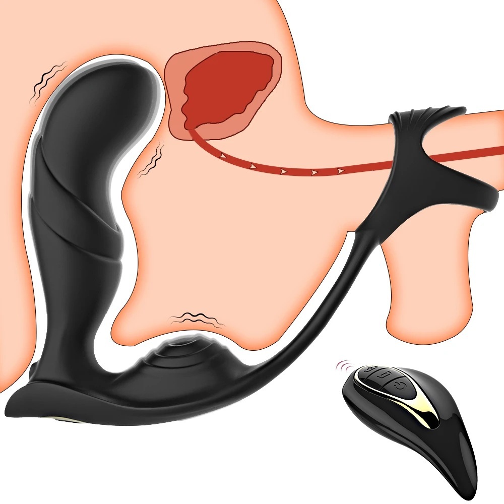(image for) Black Whirlwind Vibrating Prostate Massager