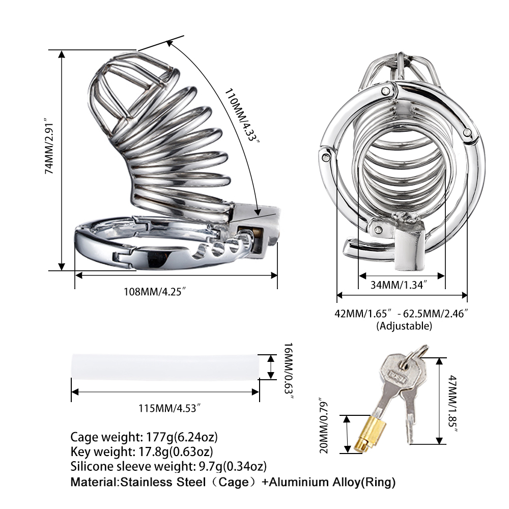 (image for) Beginner Cage Adjustable Bird Cage