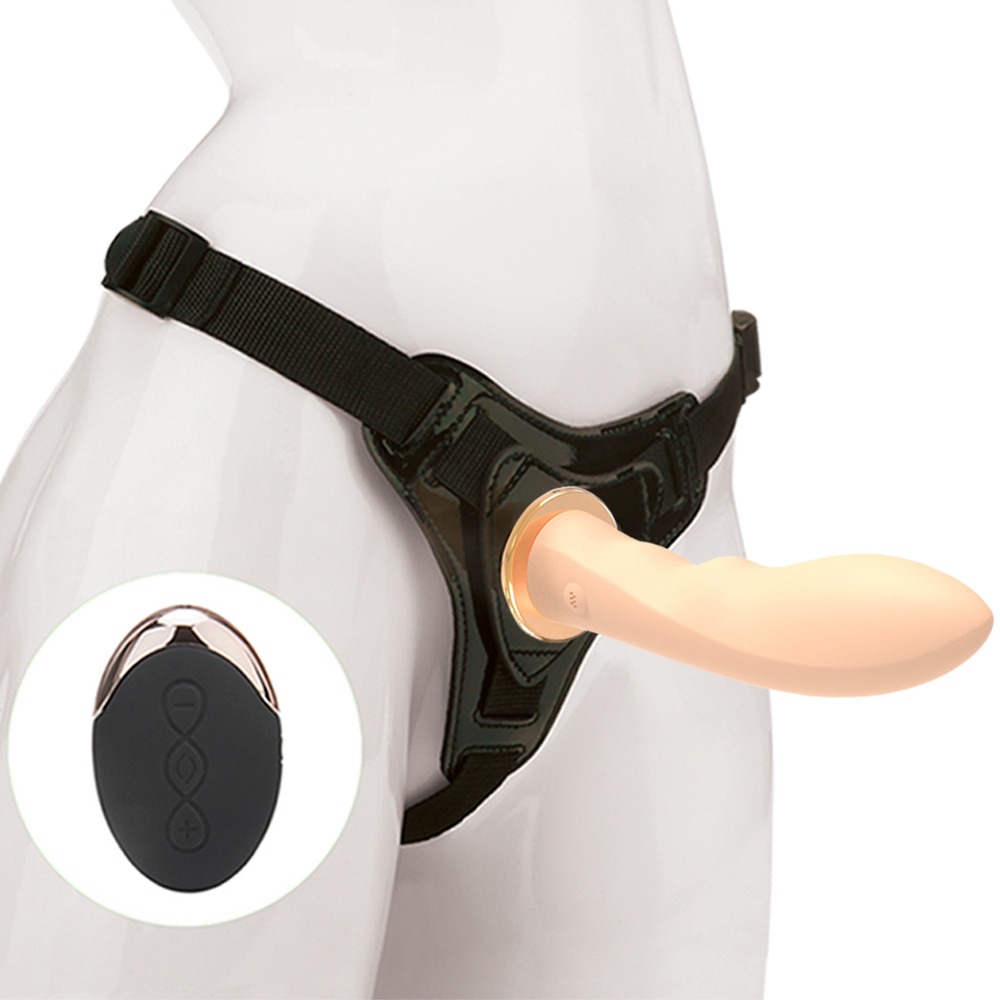 (image for) Screw Strap-On Dildo Vibrator