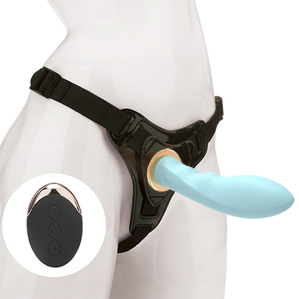 (image for) Screw Strap-On Dildo Vibrator