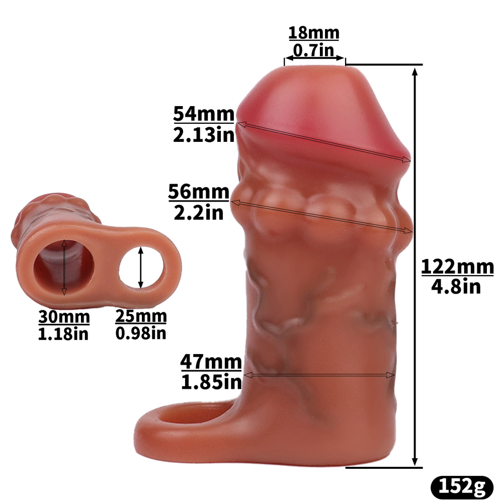 (image for) Realistic Male Penis Sleeve - E